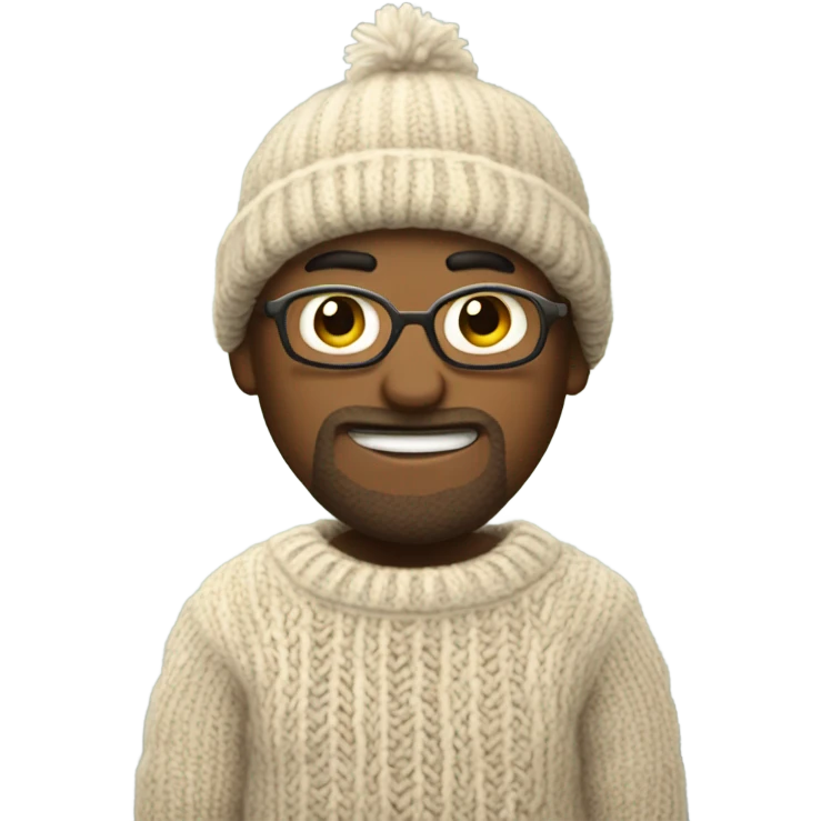 Pogo with a wool sweater emoji
