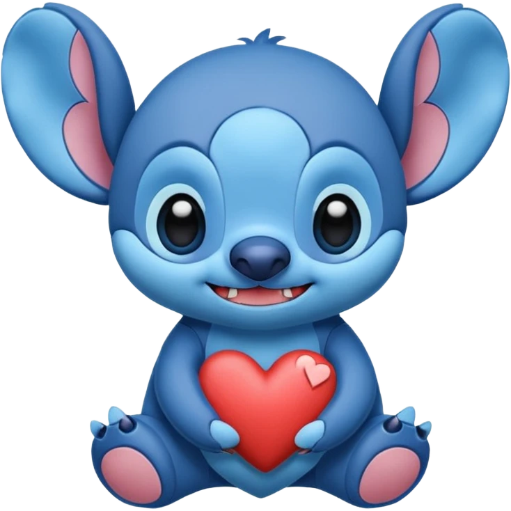 Stich corazón  emoji