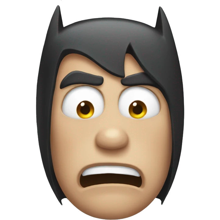 Batman emoji crying emoji