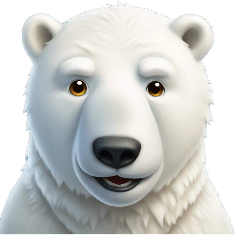 Polar bear emoji