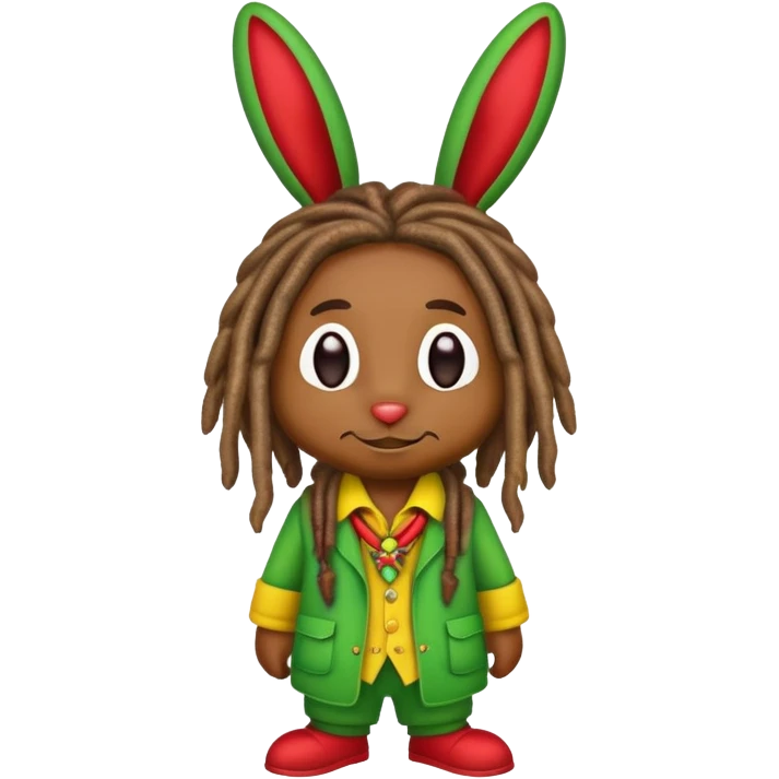 rasta easter bunny emoji