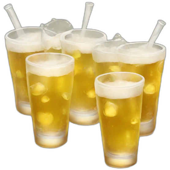 Cheers with shots emoji