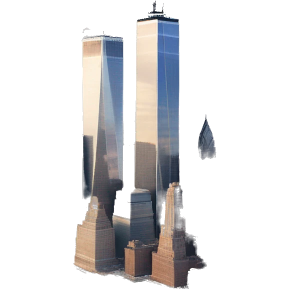 New York’s World Trade Center with snow on it emoji
