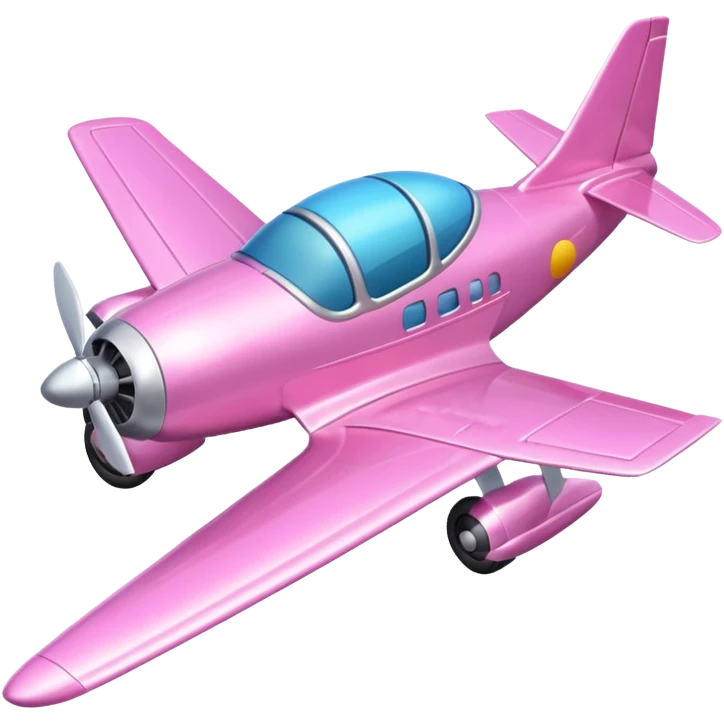Pink plane emoji