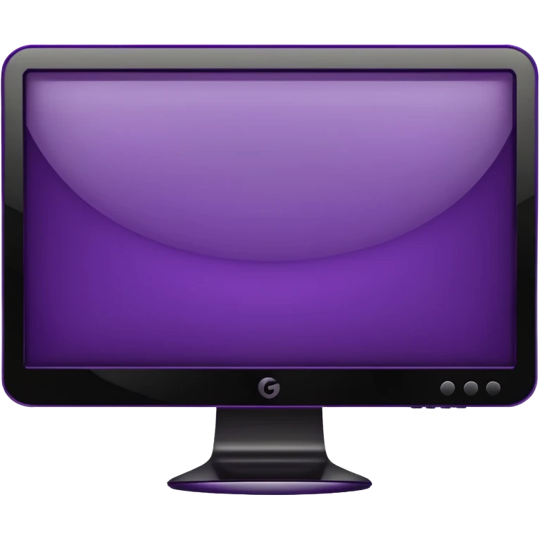 dark purple wide screen monitor emoji