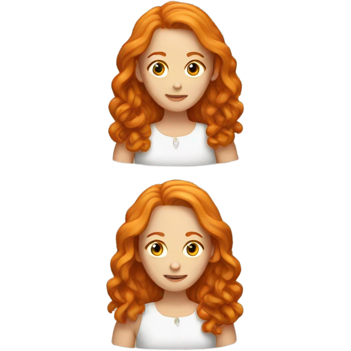 Ginger info girl emoji