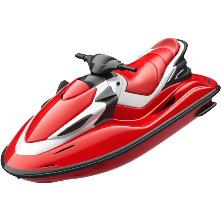 red and white jet ski facing right emoji