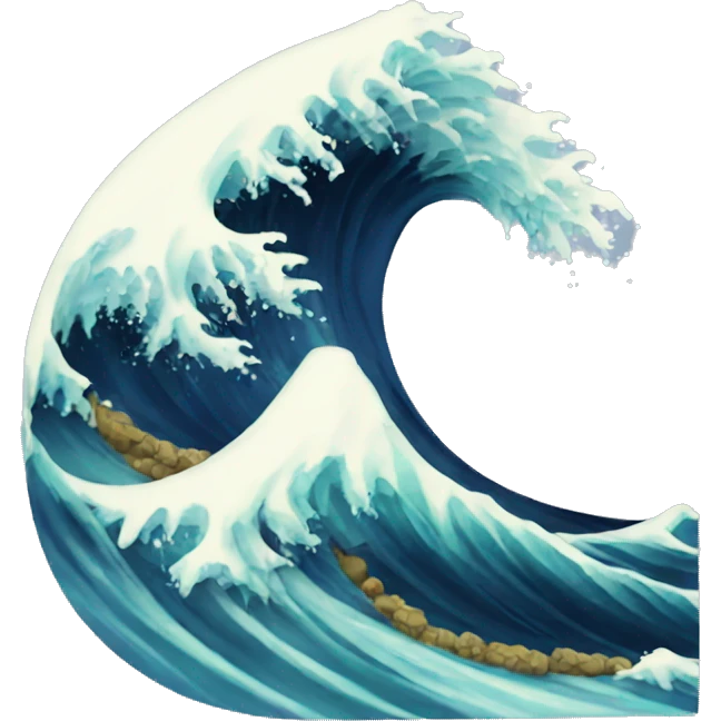 wave emoji