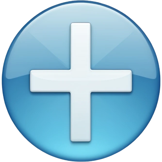clear emoji representing the concept of adding, such as a plus sign or an add button, simple and recognizable style emoji
