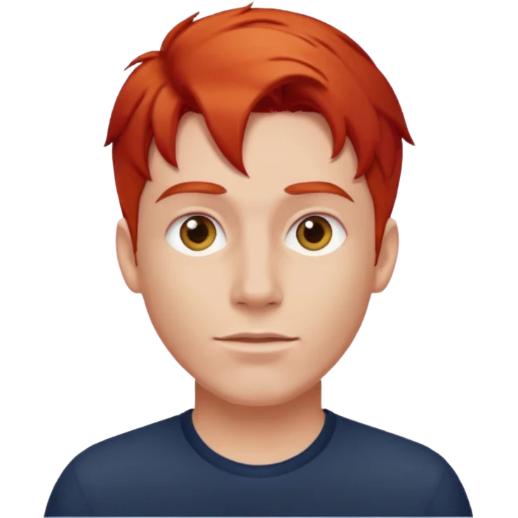man with red hair emoji