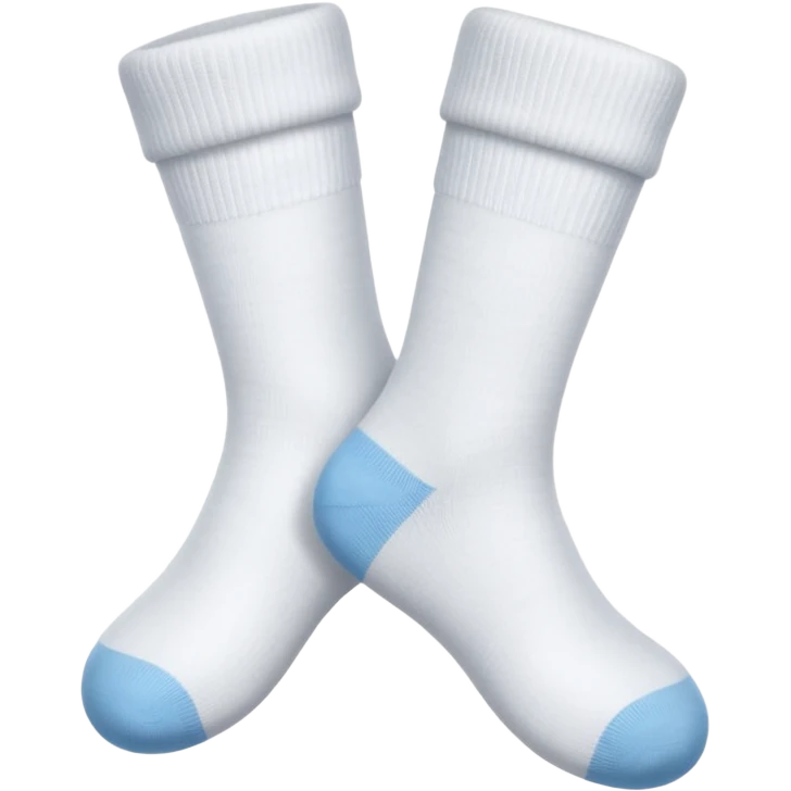 white socks emoji