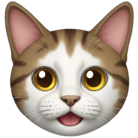 crazy eyed cat emoji