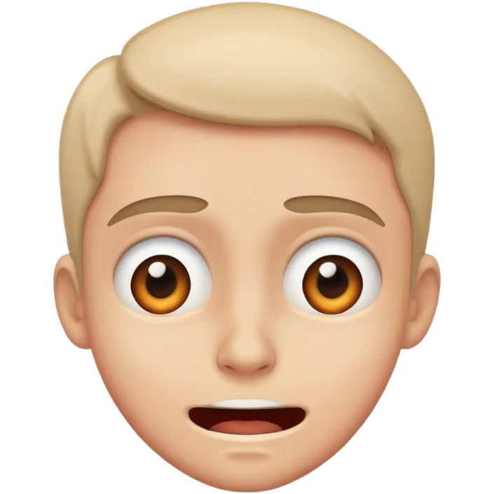 Scared smile emoji