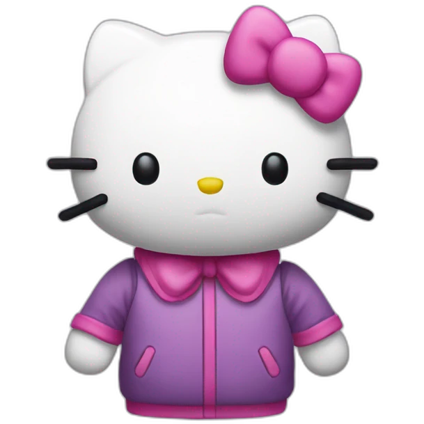 Hello Kitty avec evolo emoji