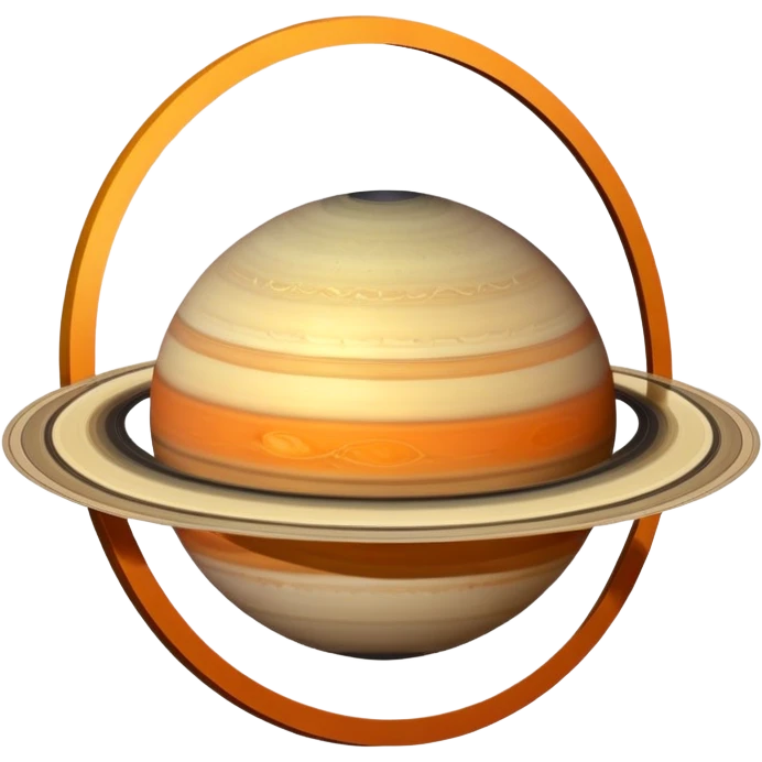 Saturn planet emoji