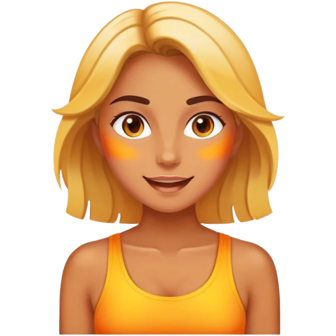 sunlight girl energy emoji