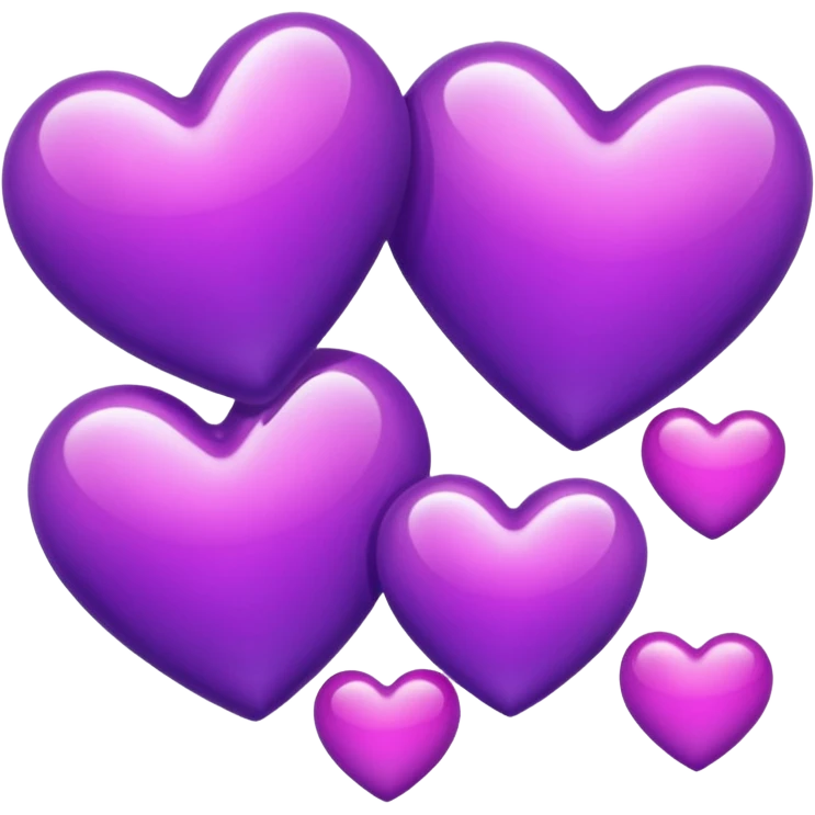 Enamorado morado emoji