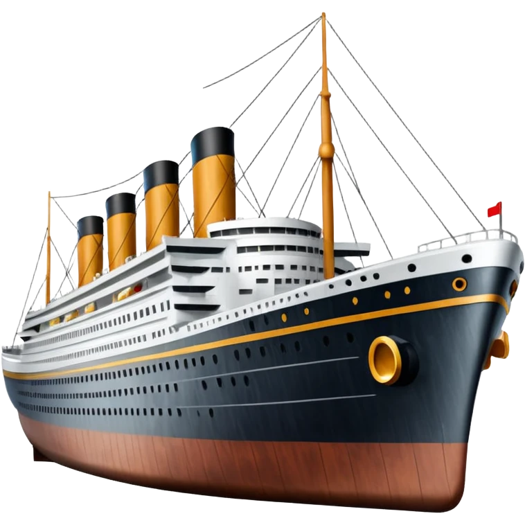 Titanic ship emoji