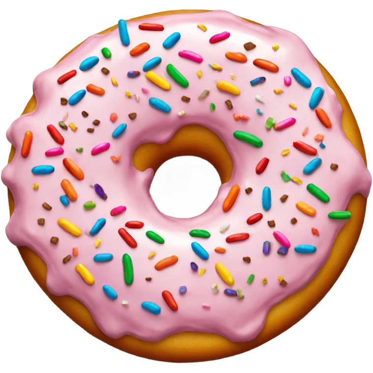 Donut extra sprinkles emoji