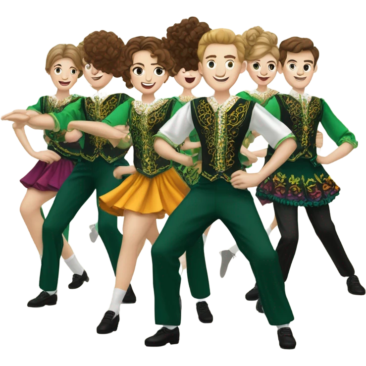 Irish dancers emoji