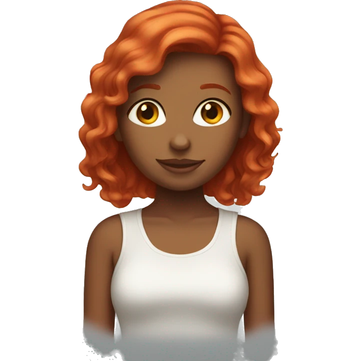 Red hair girl  emoji