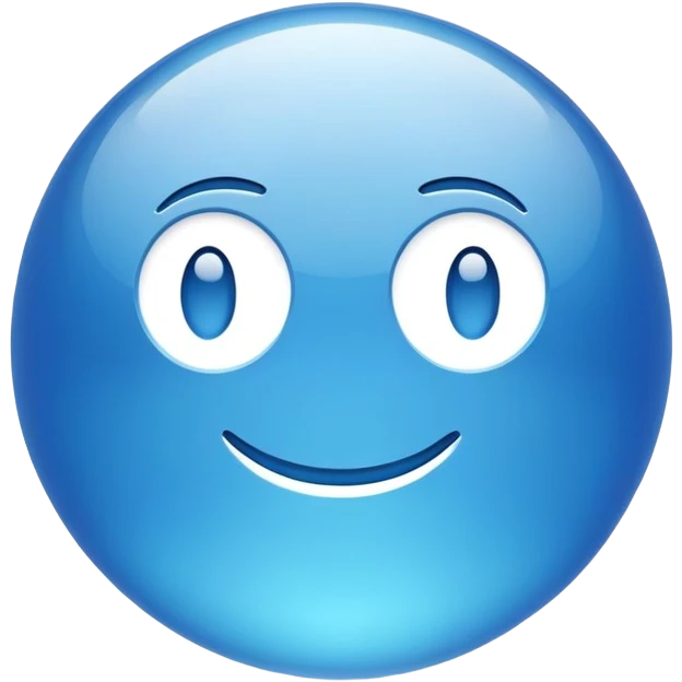 blue message bubble emoji