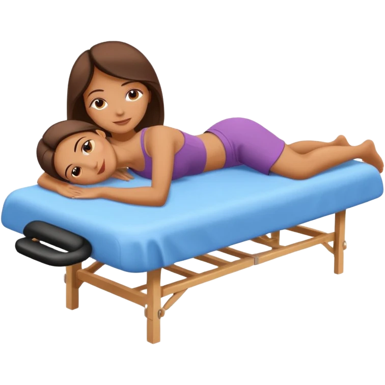 woman having massage emoji