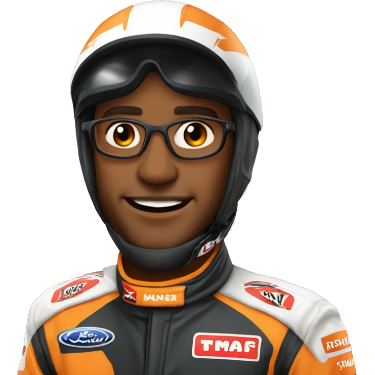 Fox racing driver emoji