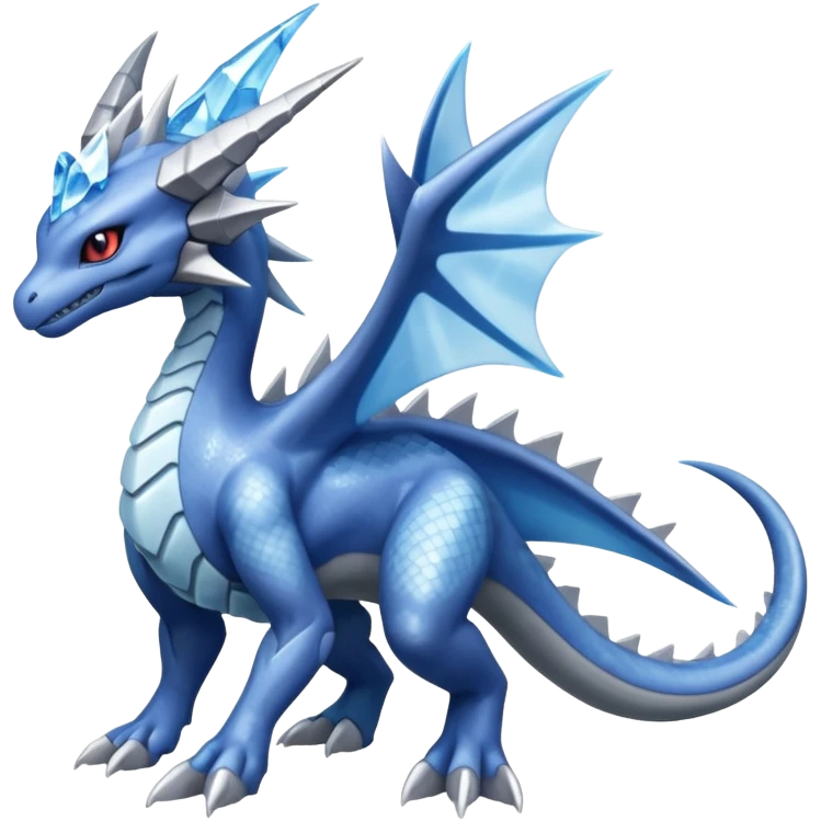 Amaura-Salamence-Dialga-Fakémon-hybrid-creature (full body)  emoji