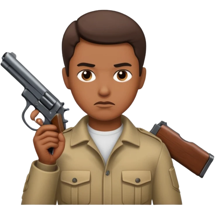 Person with gun emoji
