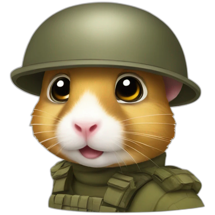 combat hamster soldier emoji