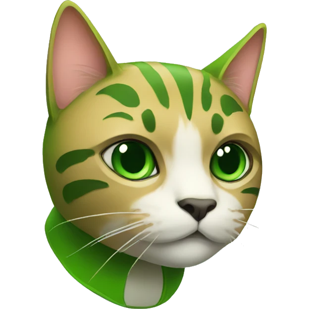 green xbox cat with cat head emoji