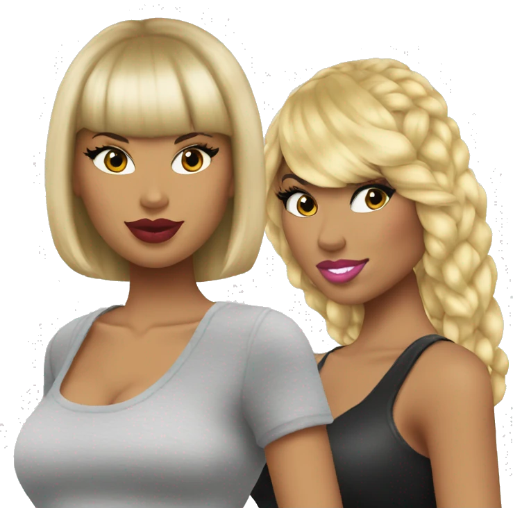 Taylor swift & Nicki Minaj  emoji