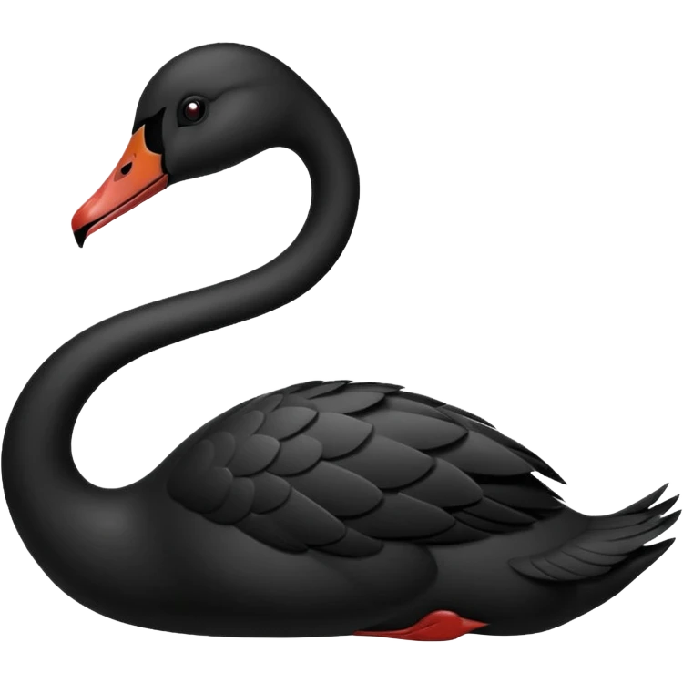 черный лебедь emoji