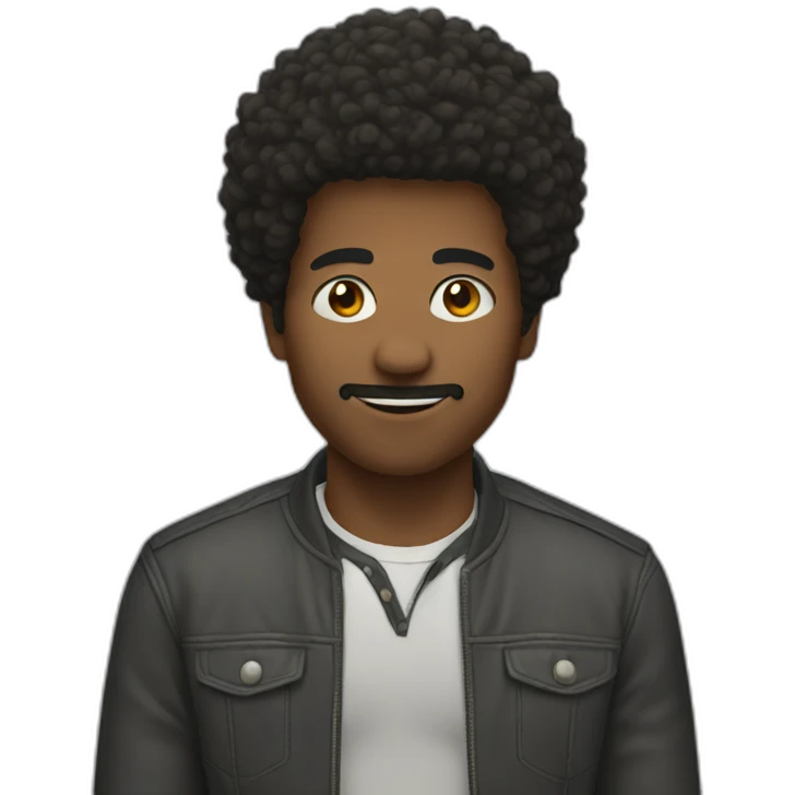 short-afro emoji
