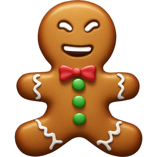Gingerbread man  emoji