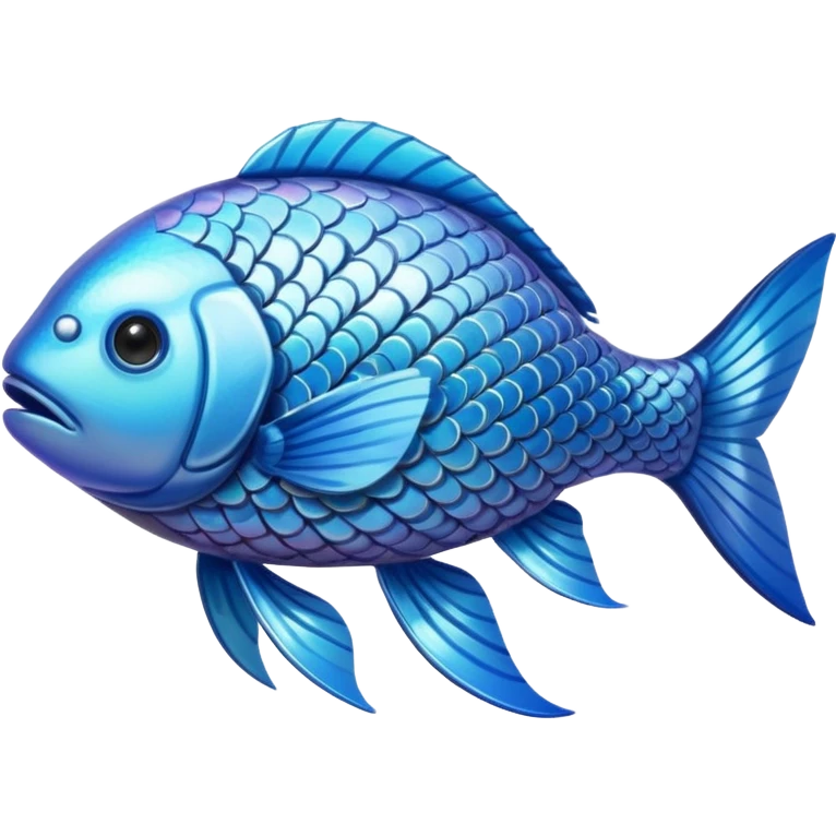 High resolution of  full body fish without distorted emoji