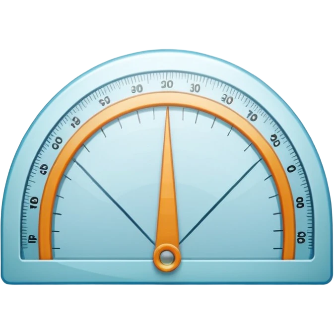 "📏" This emoji is for ruler. Then make an emoji for protractor. Which is real emoji type like the give emoji