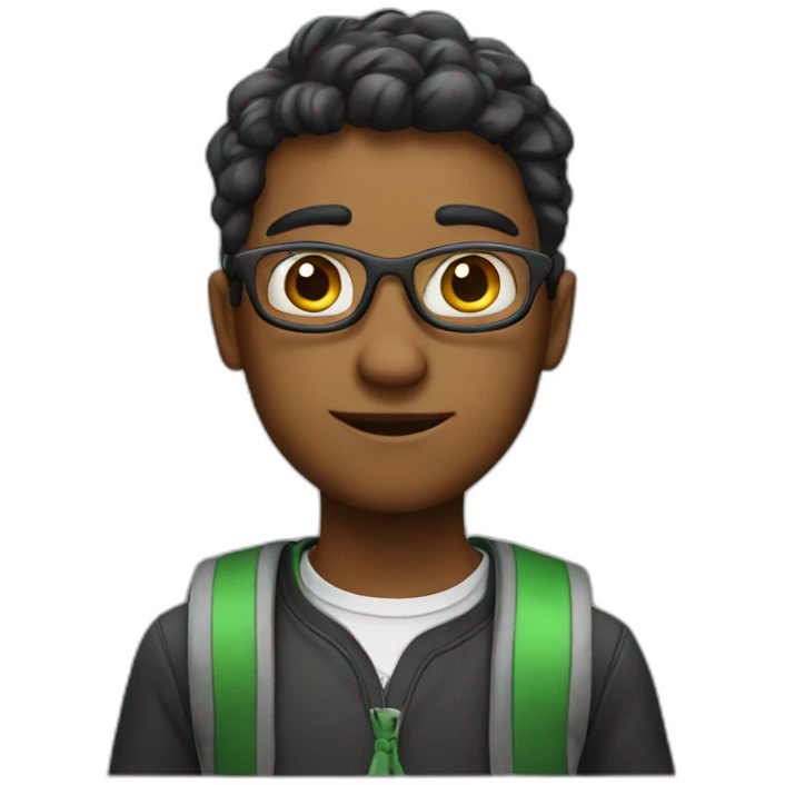 clever student emoji