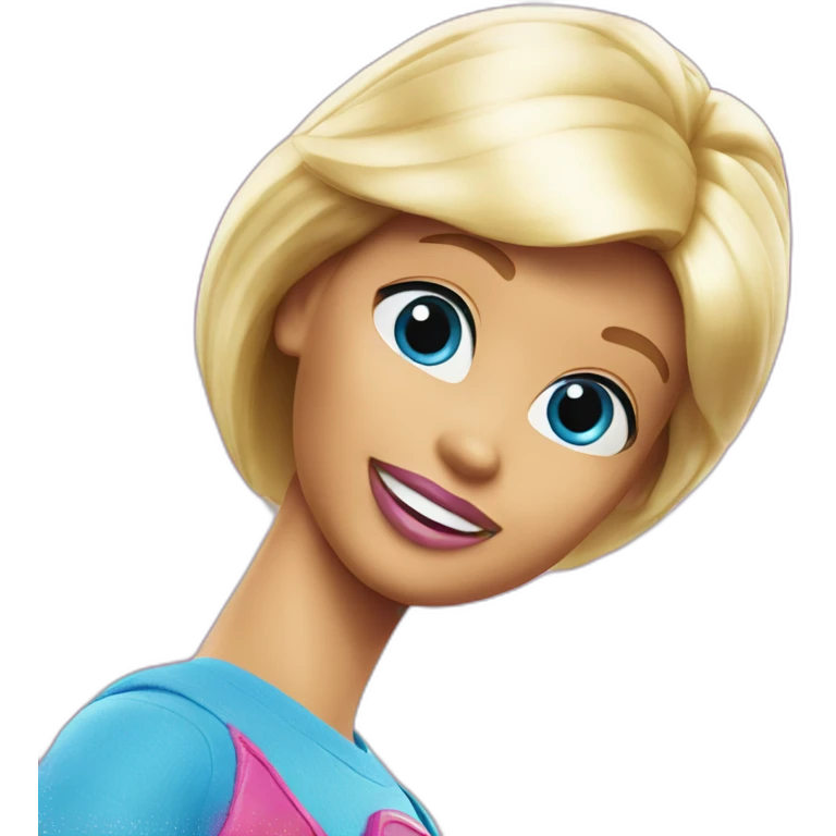 k blue letter logo from the barbie movie for ken emoji