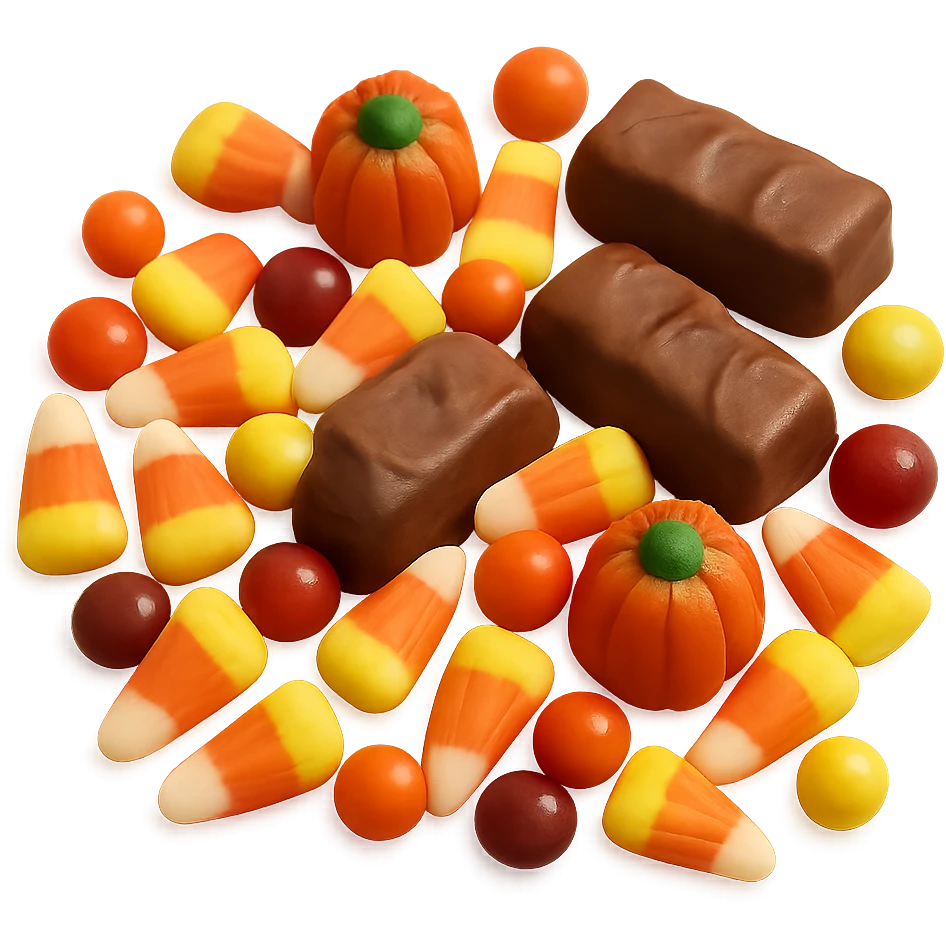 Halloween candy, remove background emoji