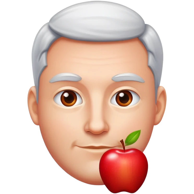 Will wood with apple  emoji