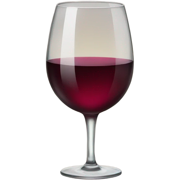 Glass of wine  emoji