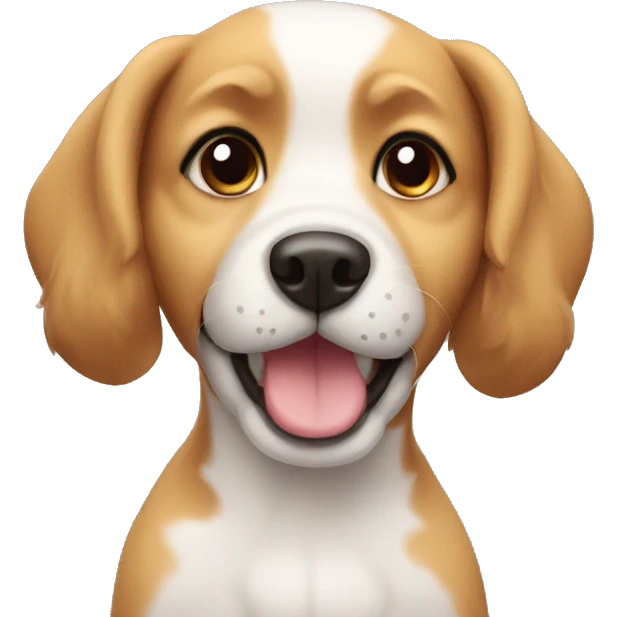 Cute dog emoji