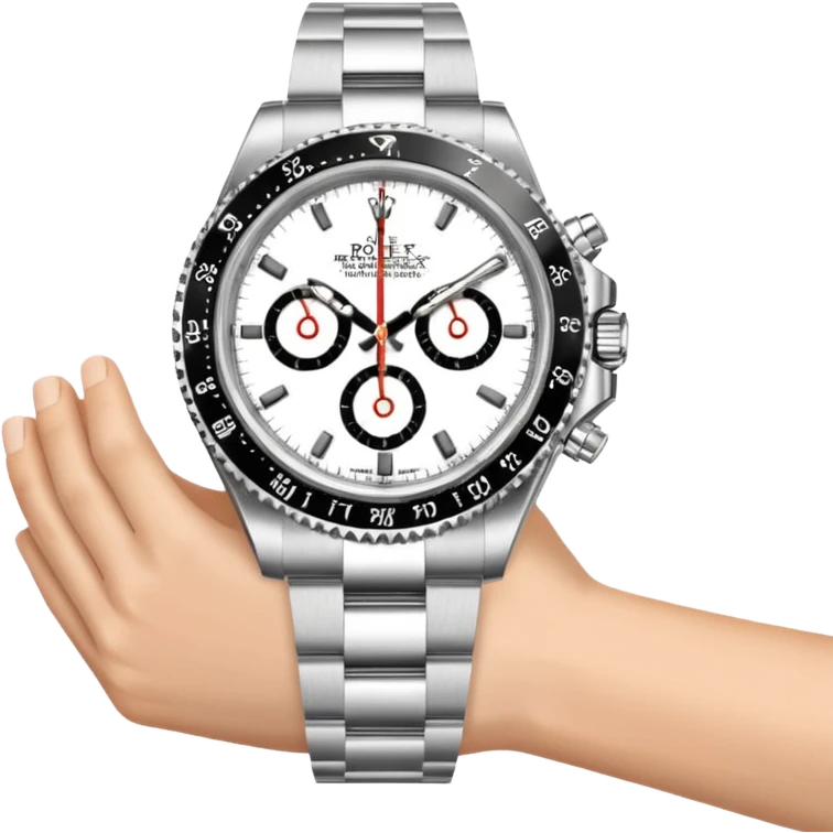 Hand with Rolex emoji