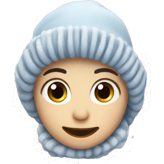 Winter heart emoji