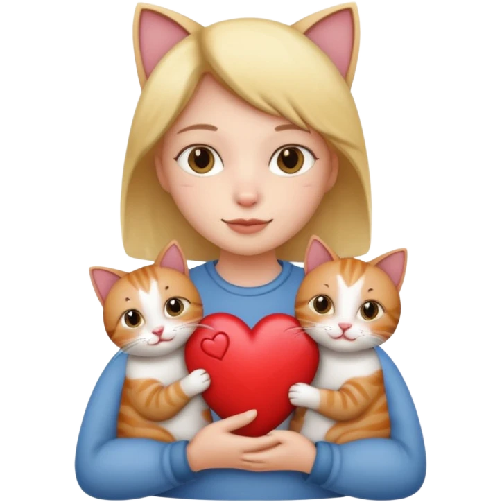coeur et chats emoji