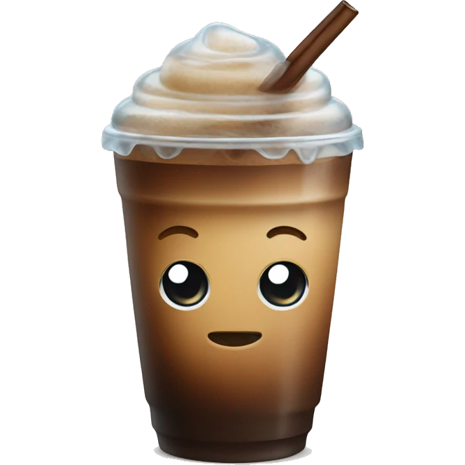 Iced coffe emoji