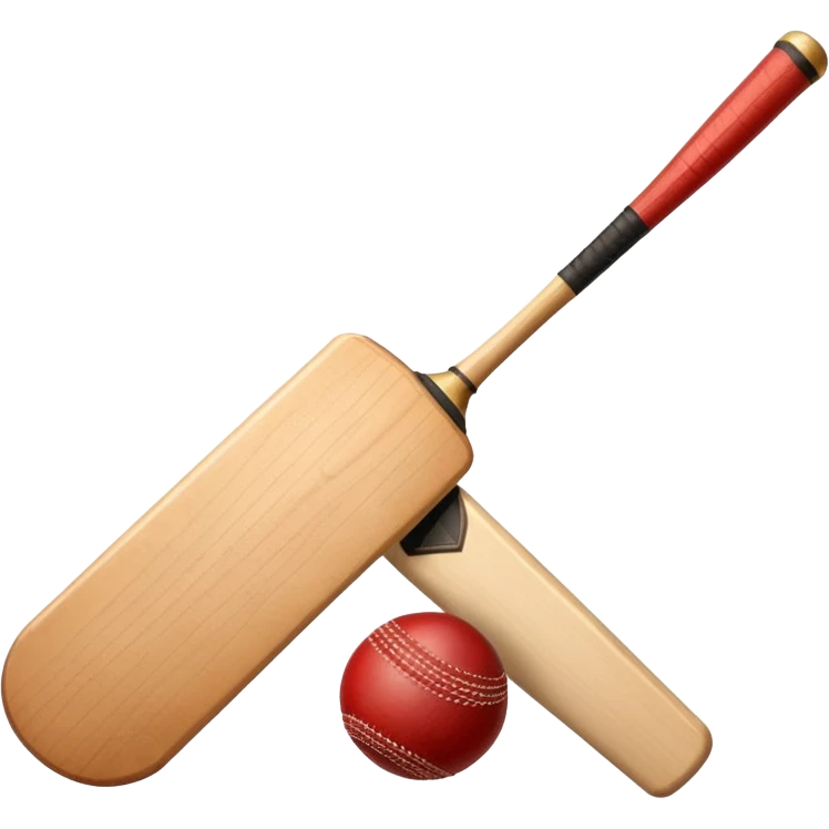 Cricket bat & ball emoji