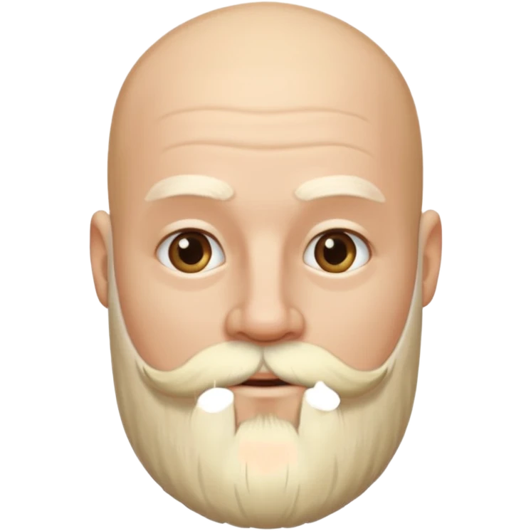 bald man with long blone beard  emoji